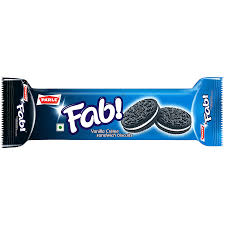 PARLE FAB VANILLA CREME ANDWICH ISCUITS 10Rs